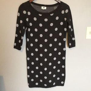 Old navy polka dot sweater dress